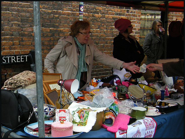 bric-a-brac stall