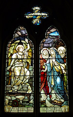 North aisle window, St James Church, Idridgehay, Derbyshire