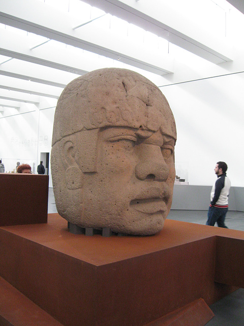 Olmec head at LACMA