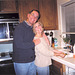 Showtune duets in the kitchen with Karen, about 2004