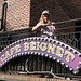 Daughter at Cafe Beignet