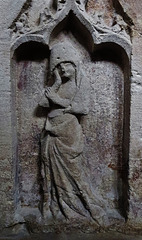 st. stephen's church, bristol, c14,superb weepers on tomb chest of edmund blanket +1371 and wife