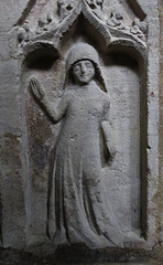 st. stephen's church, bristol,superb weepers on tomb chest of edmund blanket +1371 and wife