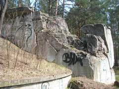 Brückenpfeiler an der Ortsverbindungsstraße K 7226