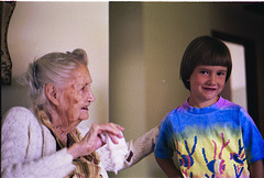 Rachel and her great grandma