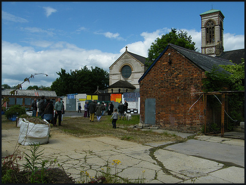 derelict boatyard