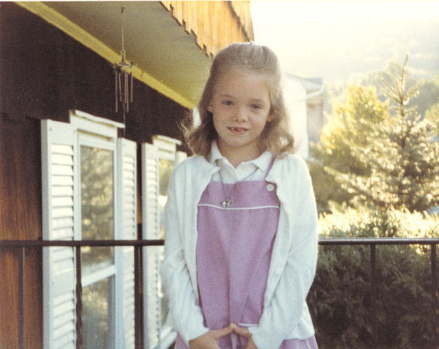 1981 - At home and not too thrilled to be going back to school