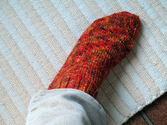 Orange Boot Socks
