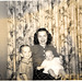 Ricky, mom and Karen, 1950