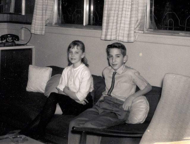 Karen and me about 1959