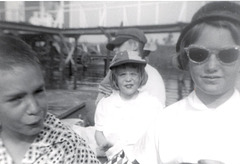 Rick, Karen and Donna in New Orleans, 1956