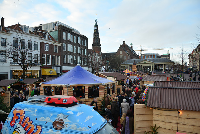 Christmas market in Leiden