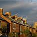 sunlight on chimneys