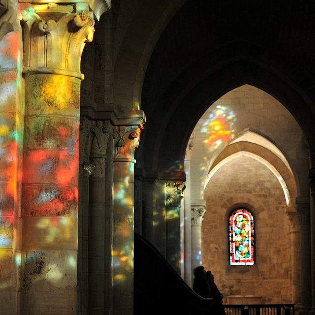 Lumières de l'église St-Pierre de Montmartre