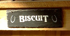 Buscuit sign