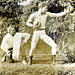 Possibly an army boxer and his trainer c1914