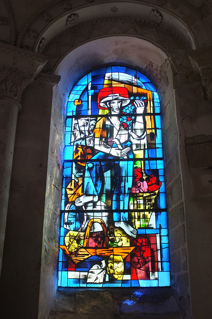 Vitrail de Max Ingrand - Eglise St-Nicolas de Blois