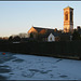 frozen canal at Jericho