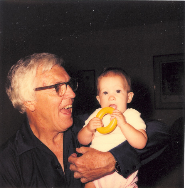 Grandpa Horton and Emily, 1982