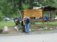 We appreciated this sign so we could differentiate historic from modern Talkeetna.