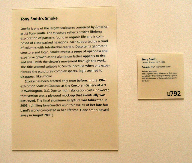 Smoke by Tony Smith (2246)