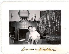 Dad and son Dennis about 1946