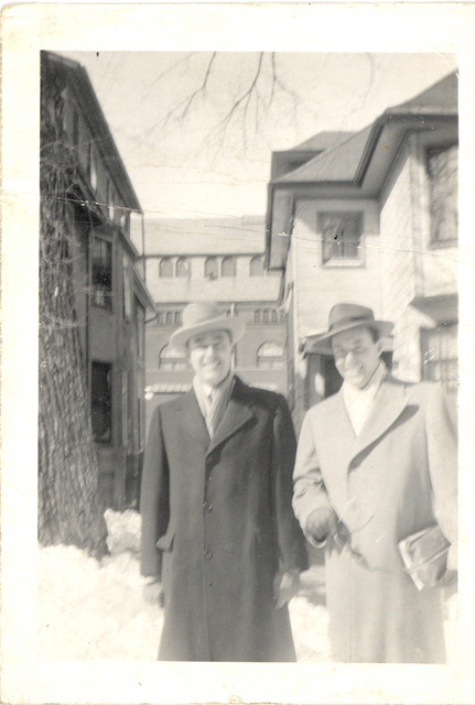 Brothers, Carl and Dick in Milwaukee about 1948