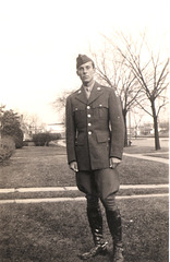 My Uncle, Richard Grossenbach, in his cavalry uniform, about 1942