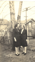 Aunt Doris and Grandma about 1943, Milwaukee