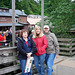 Bruce and Cindy, still jazzed from their zipline adventure, join Mary on the boardwalk