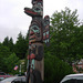 Mandatory Ketchican totem portrait. You've left your car in the "Man-with-the -bird-on-his-head" parking section