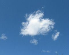 Nuage en forme de coeur