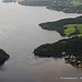 Aerial - Yacht basin on Loch Lomond