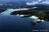 Aerial - the coast west of Loch Morar, east of Island of Eigg