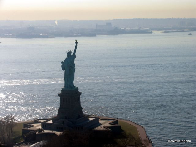 Images from a flight  I made down the Hudson and round the Statue of Liberty