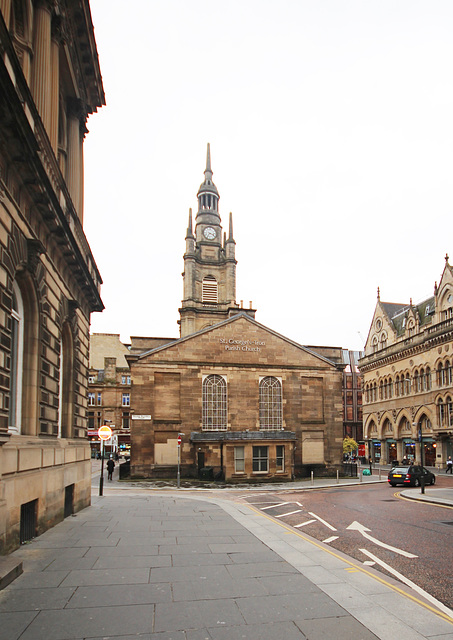 Saint George's Tron Church, Glasgow from West George Street