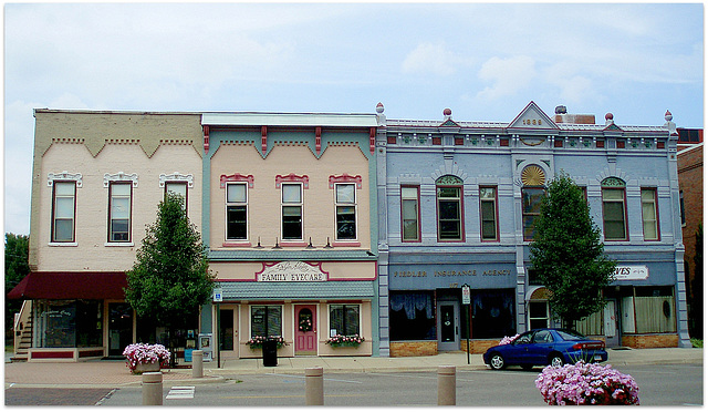 Part of downtown Mason MI