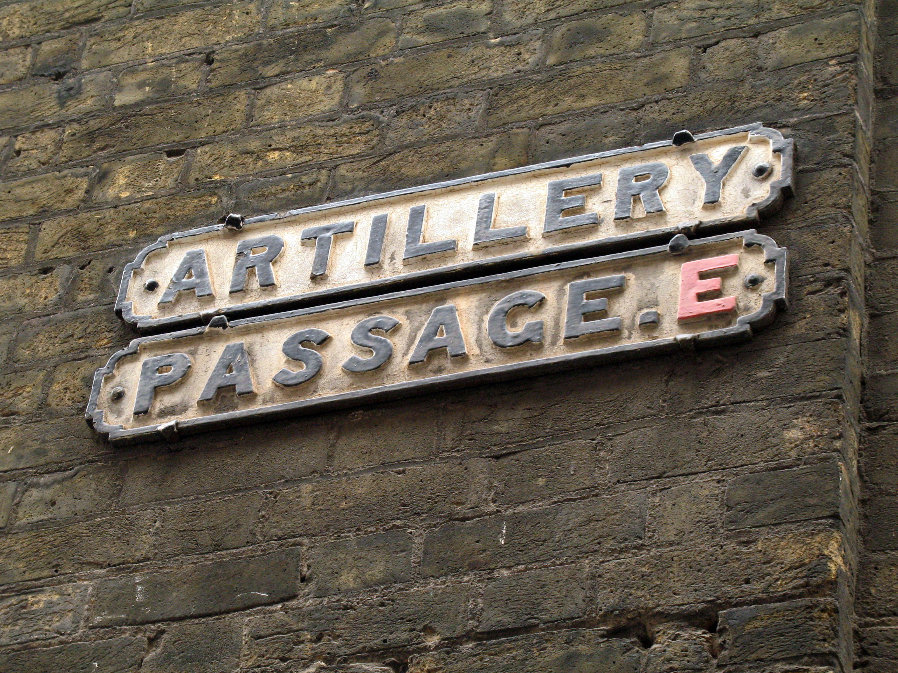 Artillery Passage