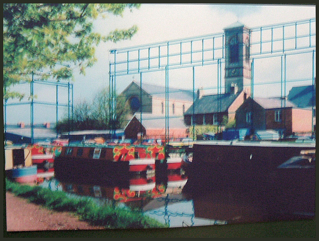 St Barnabas behind the flats