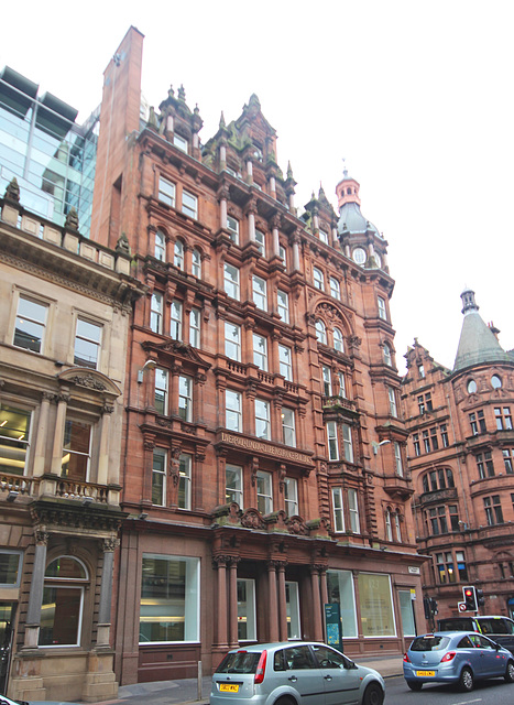 Corner of Hope Street and St Vincent St, Glasgow