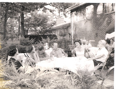 Aunt Lorraine, Aunt Esther (Uncle Nick's wife), John Kaestner, Uncle Dick, Mom and Grandpa