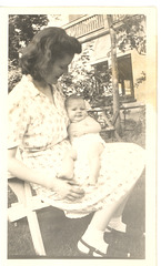 Aunt Doris and cousin Joanne, 1947