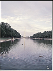 A view from Lincoln Memorial