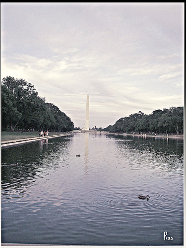 A view from Lincoln Memorial