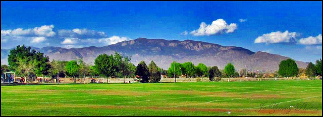 Sandia Mountains.