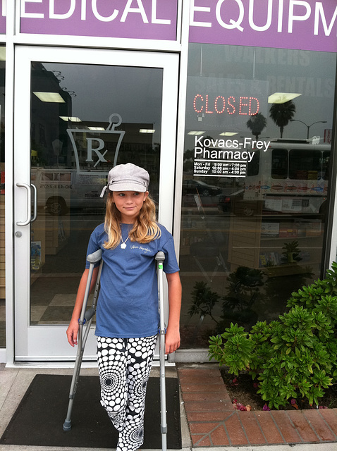 Crutches from a Closed Pharmacy