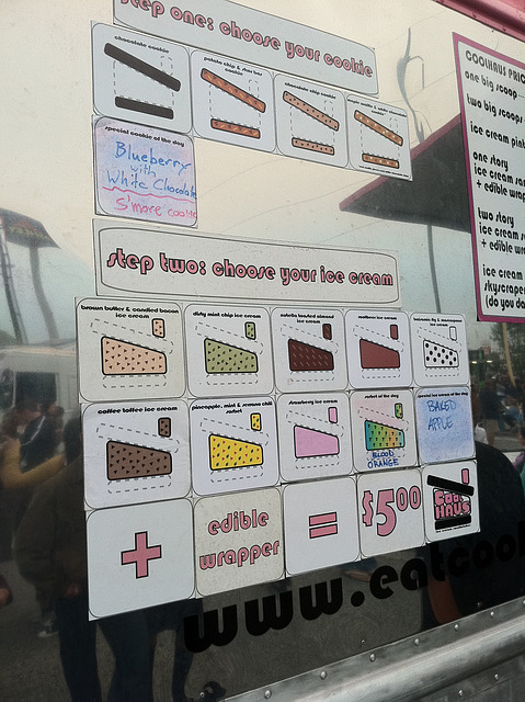 Coolhaus truck menu