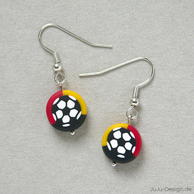 fussball ohrringe