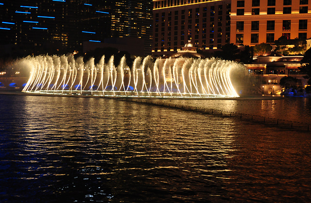 Die Springbrunnen des Bellagio