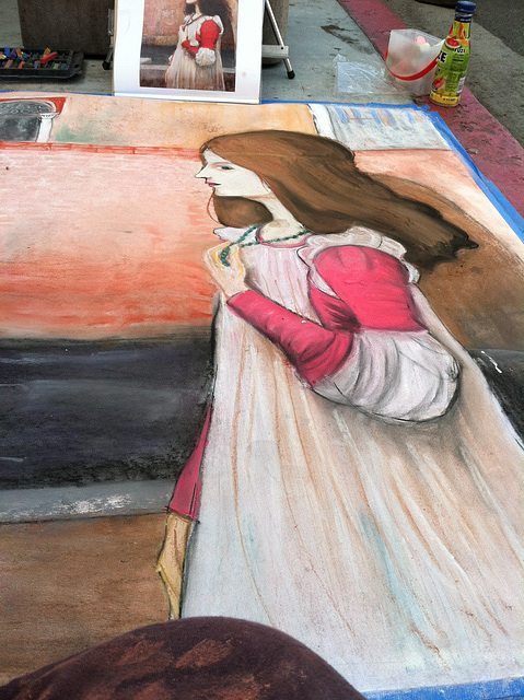 My "Juliet" for Belmont Shore Chalk Art Contest